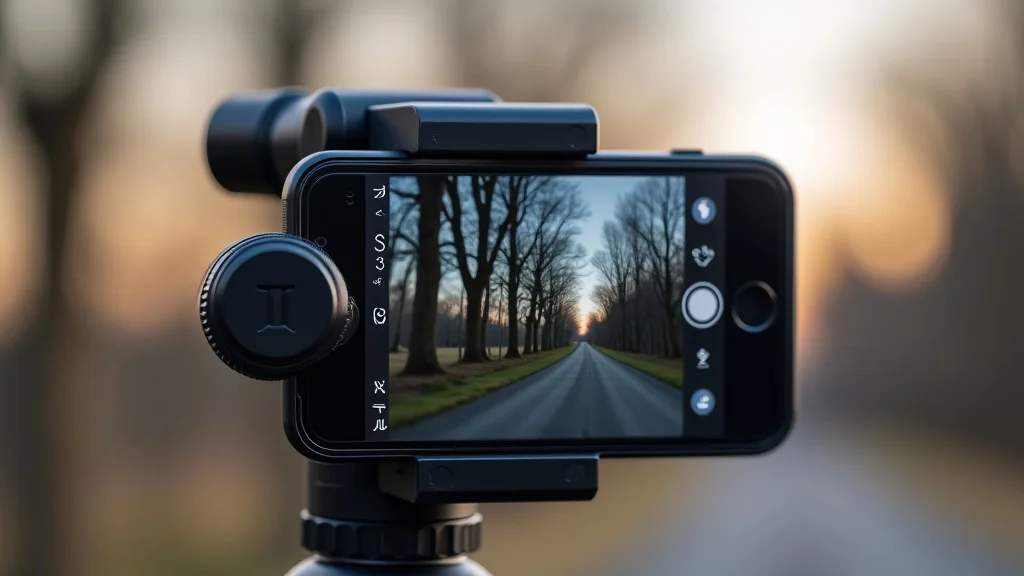 This image shows a person holding a smartphone on a stabilizing gimbal, perfect for choosing the best camera gimbal.
